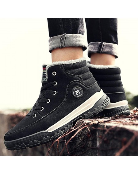 Winter Warm Cotton Boots Fashionable Breathable Anti-Slip Cotton Ankle Boots