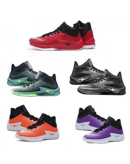 Shockproof Men Basketball Shoes Anti-skid Male Ankle Boots Outdoor Sneakers