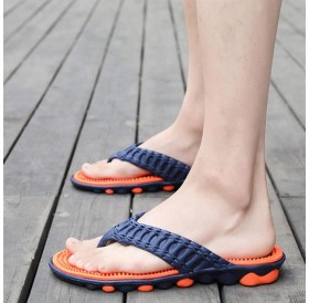 Anti-Slip Men Summer Flip Flops Slippers Comfortable Summer Massage Shoes