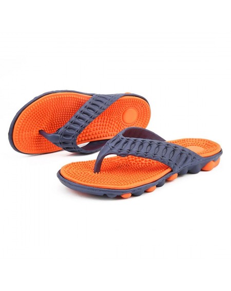 Anti-Slip Men Summer Flip Flops Slippers Comfortable Summer Massage Shoes